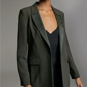 Babaton Dark Green Blazer